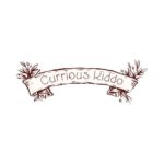 Neutral Browns Vintage Floral Banner Kids Fashion Logo