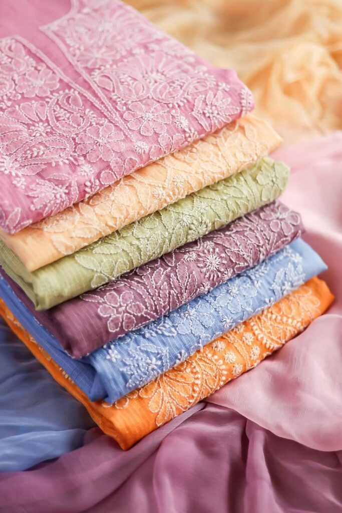 Handcrafted Chikankari, made to grace every woman